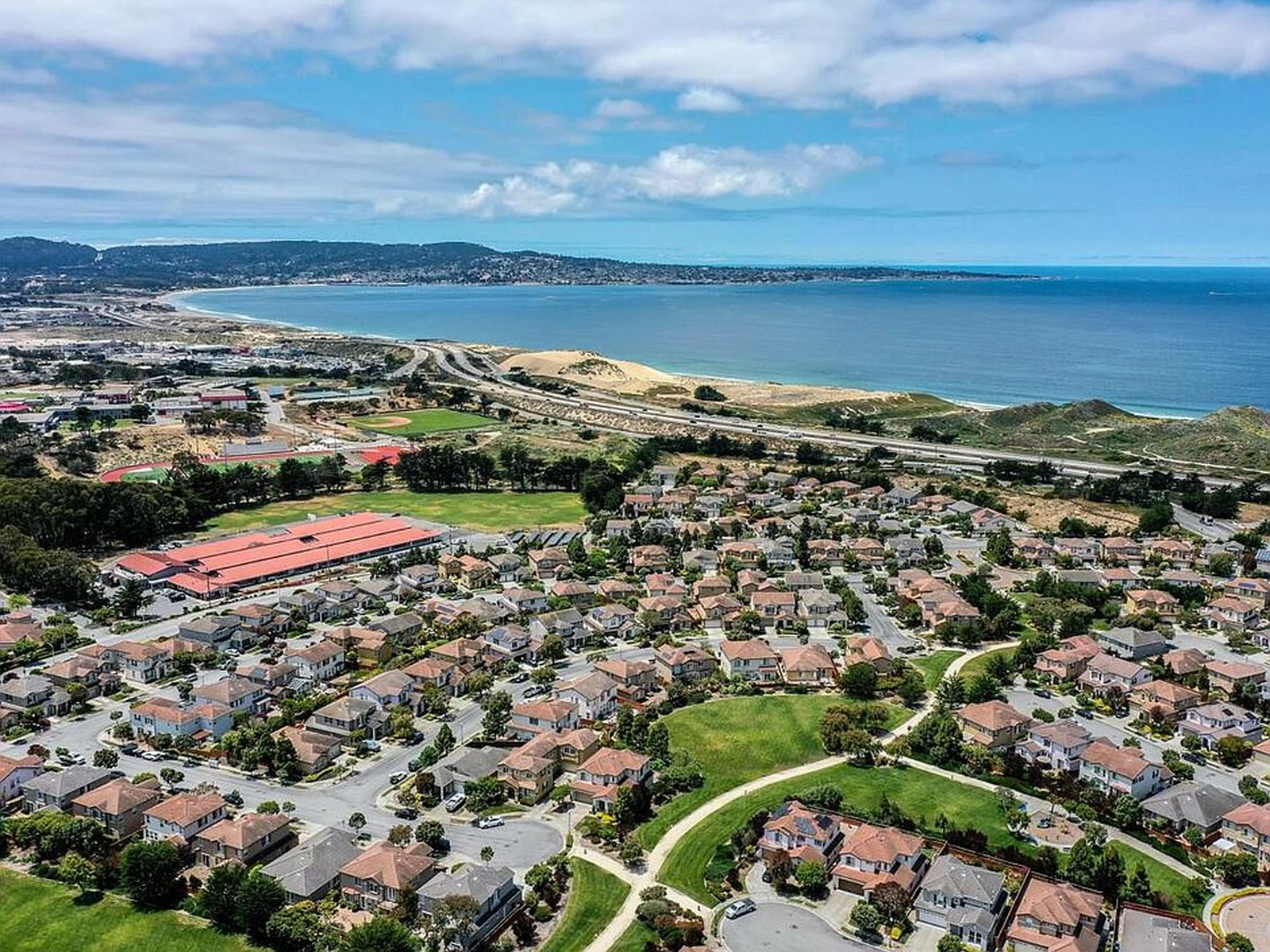 Seaside California Monterey Bay coastline